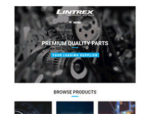 Tablet Screenshot of lintrex.com